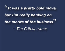 Owning your own business takes a lot of your time... but the rewards and everything else are yours. Kent Palmerton